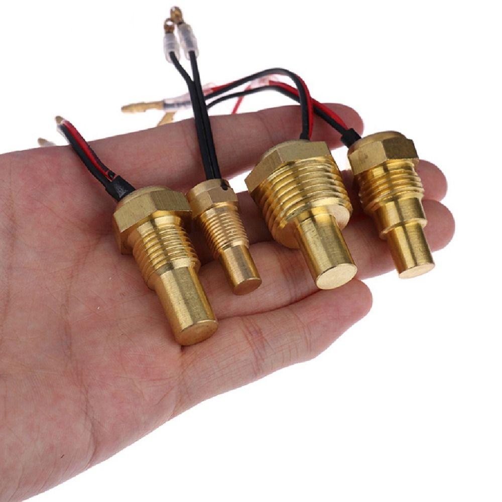 3/8 1/8 For Car TruckGauge 12V/24V Water Temperature Sensor 50K Head Plug Temp Sender Digital Temperature Sensor