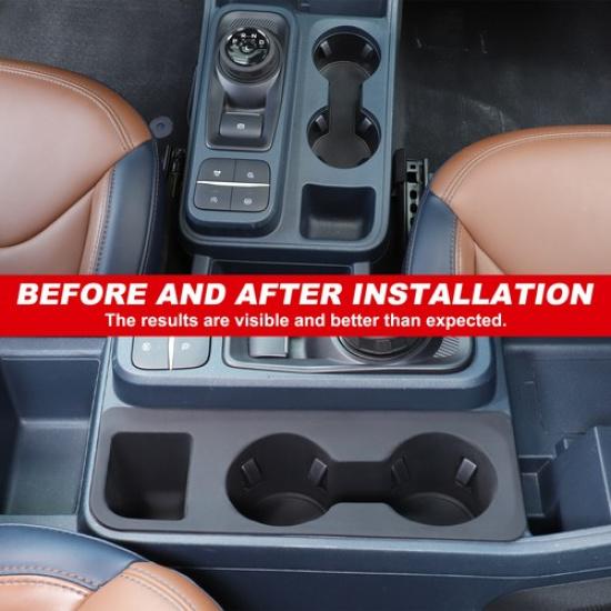 Silicone Car Center Water Cup Holder Pad Storage For Ford Maverick -2024