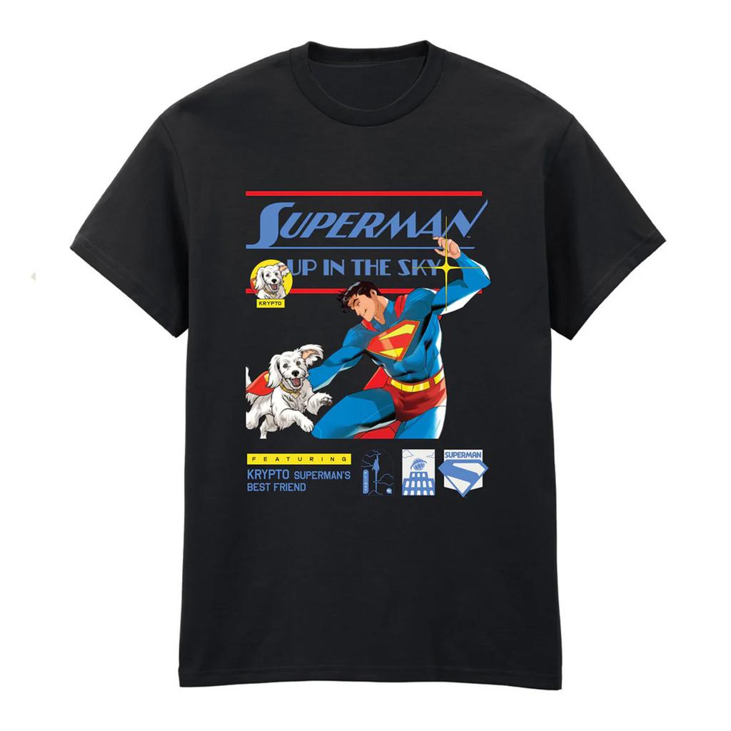 Superman Unisex Adult Up In The Sky T-Shirt