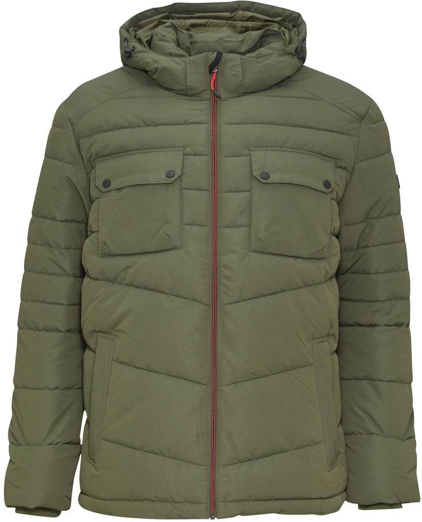 Зимняя куртка s.Oliver Стеганая куртка с отстегивающимся капюшоном Зеленый 2156313.7940.