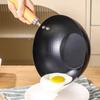Classic Non-Stick Iron Pan Mini Wok Frying Pan Non-Stick Iron Pan Portable Camping Wok Kitchen Wooden Handle 20/22/28cm