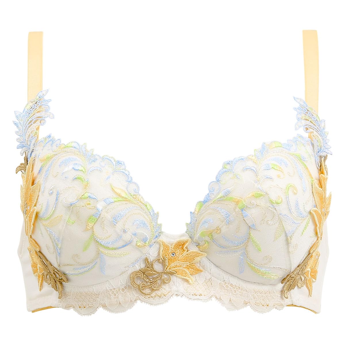 

Himiko 024 Series Plus Underbust Lingerie Bra, Sizes, 80, B, C, D, E, F, (OW-Off White, F80)