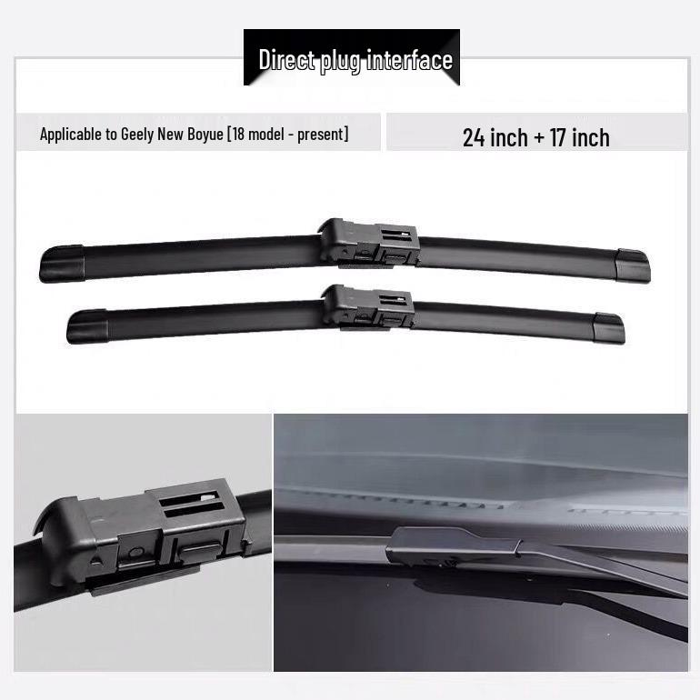 Bone-Free Wiper Blades for MG MG6, MG3, GS, Roewe GS, MG7, MG5, ZS - Front and Rear