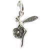 Les Trésors De Lily [L9752] - Silver Pendant 'Tinkerbell' Gray (crystal)