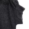 LANVIN en Bleu Wool Blend Design Short Sleeve Design Sweater 38 Gray Knit Women Used