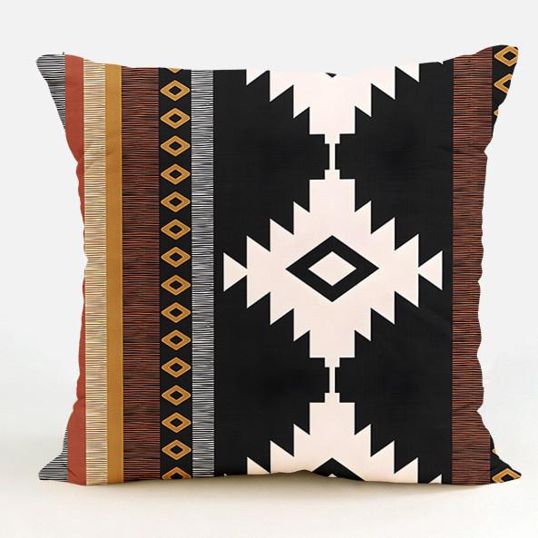 Modern Minimalist Geometric Linen Pillow Cover For Living Room Decor