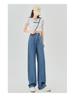 Damen Sommer 2025 Tencel Eisseide Weitbeinige Hose - Petite Straight-Leg Design