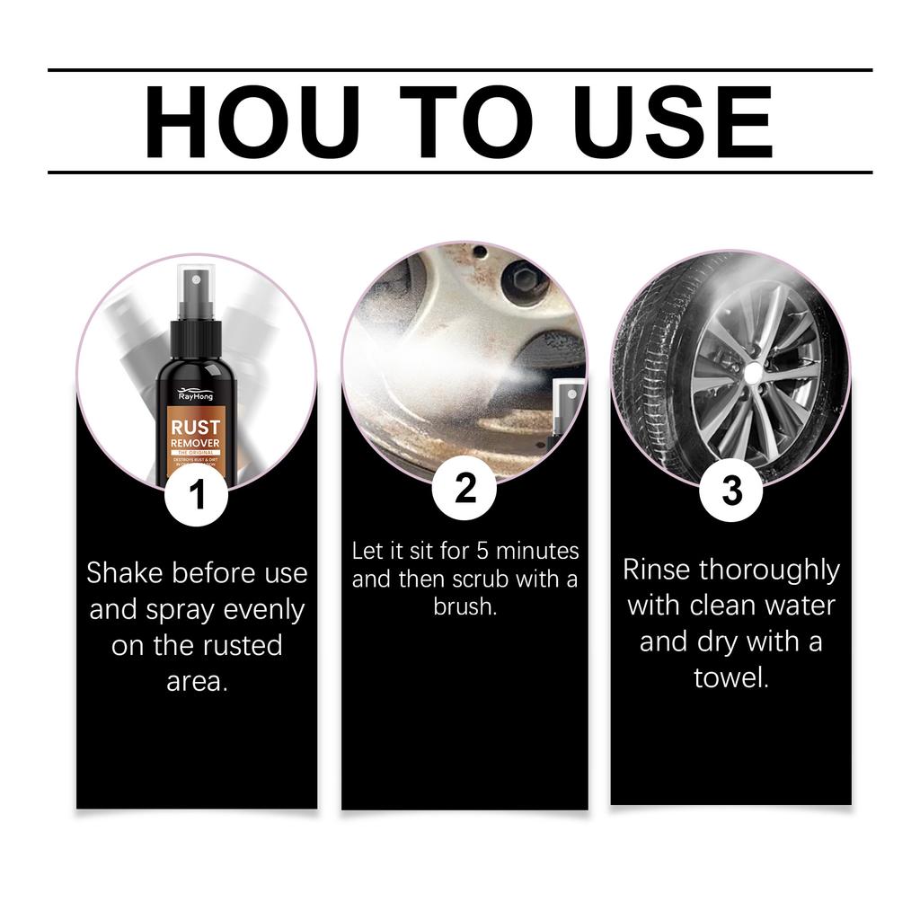 Car Rust Remover Rust Remover for Cars, Gentle and Effective In Cleaning and Removing Stains