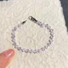 Zircon square buckle bracelet simple, fashionable, elegant and sweet temperament versatile bracelet light luxury high-end jewelry women