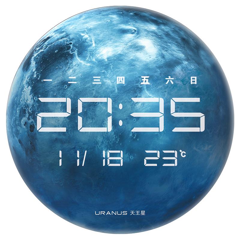 

Домашний декор Светящиеся цифровые настенные часы Украшение гостиной Вечный календарь Бесшумные электронные часы Современный дизайн Настольные часы 12.5 inch