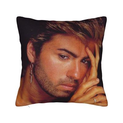 George Micheal Pillowcase Printed Polyester Cushion Cover Decorative Pillow Case Cover Bed Dropshipping 45X45Cm