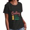 Quilting Friends Flamingo Wounisex's Cotton T Shirt, Cotton Premium Print, Durable, Leisure Fashion. Featuring A Flamingo Design And Friends Gang Slog