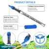 BORRENCE 120 Colors Acrylic Paint Markers Pens Set Large Ink Capacity Soft Head Direct Liquid Graffiti Painting Acrylic Markers