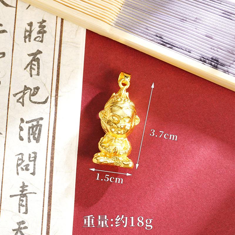 Black Mythology: Monkey King, the Monkey King, Retro High End Decorative Necklace Pendant