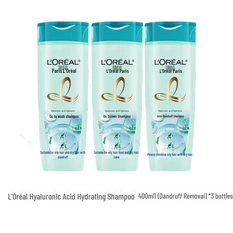 L Oréal Увлажняющий шампунь против перхоти с гиалуроновой кислотой