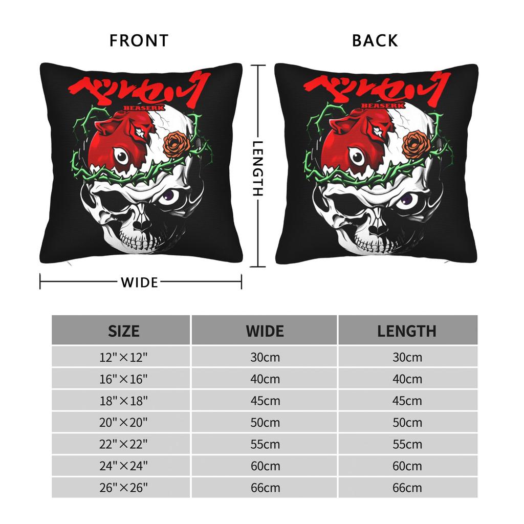 Pillow Cover B-Berserks Novelty Pillow Case For Sofa Home Decoration Pillowcases