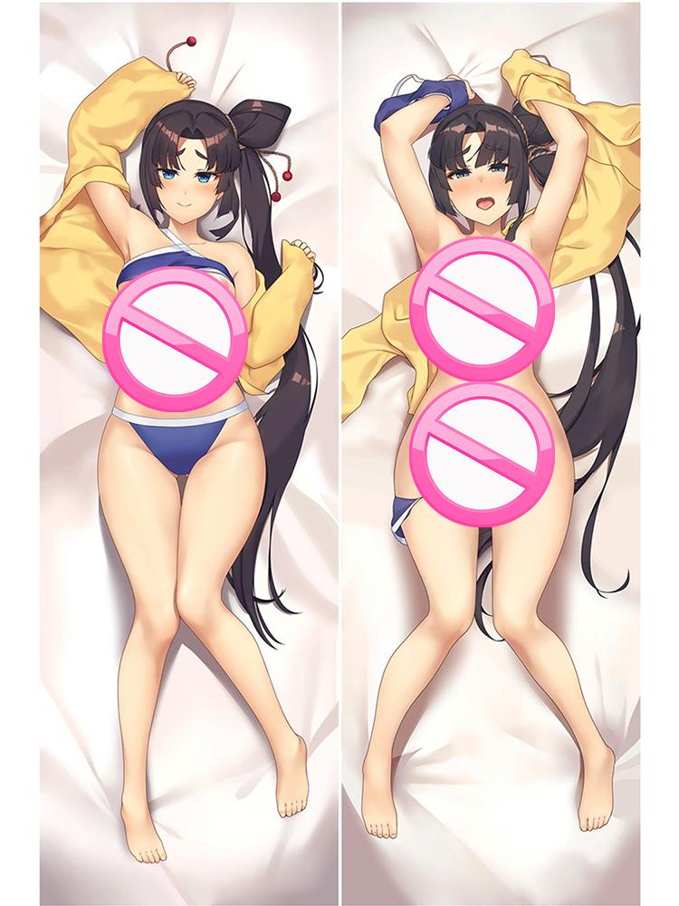 Dakimakura Anime Ushiwakamaru Fate/Grand Order FGO doppelseitig bedruckter Kissenbezug, lebensgroßer Körperkissenbezug