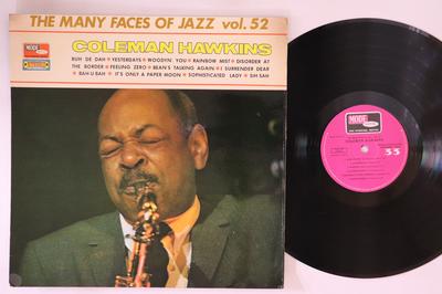 LP Record COLEMAN HAWKINS  Many Faces Of Jazz Vol. 52 CMDINT9863 DISQUES VOGUE 1970 France Jazz Used