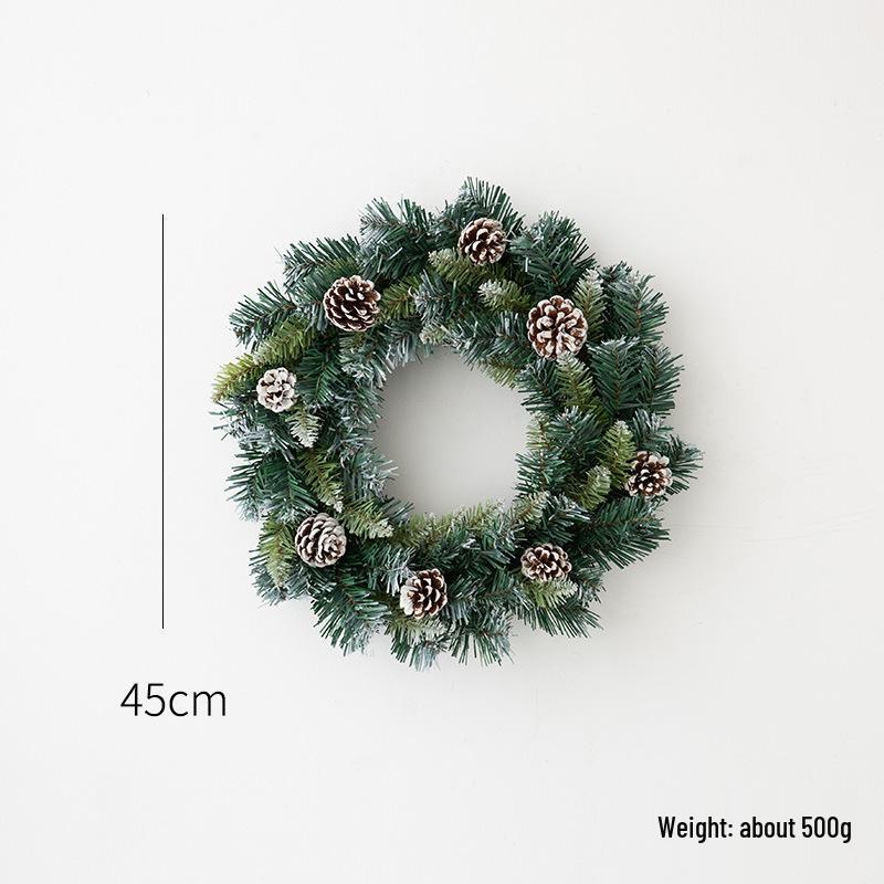 NUCHI Christmas Wreath Door Hanger Decoration for Windows and Malls