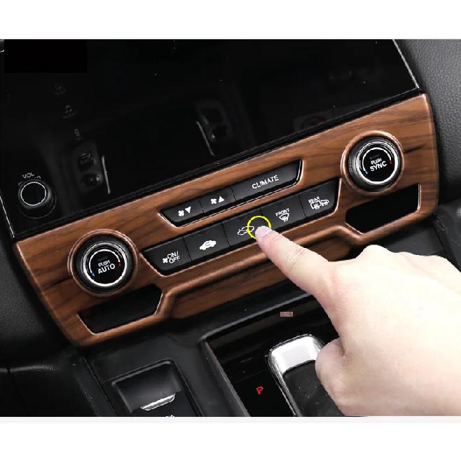 For Honda CRV CR-V 5th 2017 2018 2019 2020 2021 2022 ABS Car Air Conditioning Control Knob Panel Trim Cover Interior Accessories
