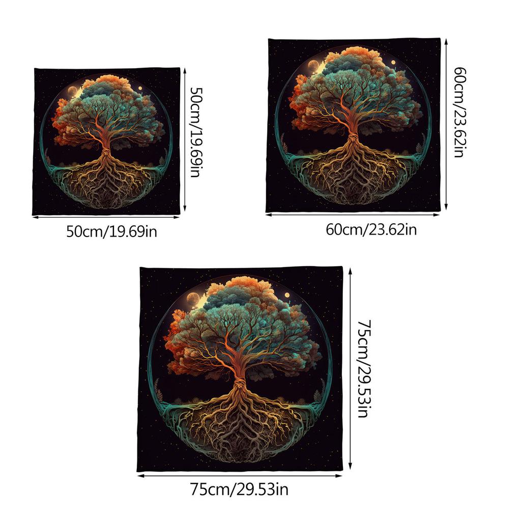 Divinations Cards Table Cloth Tapestry Trees Of Life Tarot Card Tablecloth Astrology Tarot Witchcrafts Deck Cloth