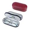 Double Interlayer Metal Eyewear Case Leather Frame Glasses Case Storage Double Layer Mirror Box