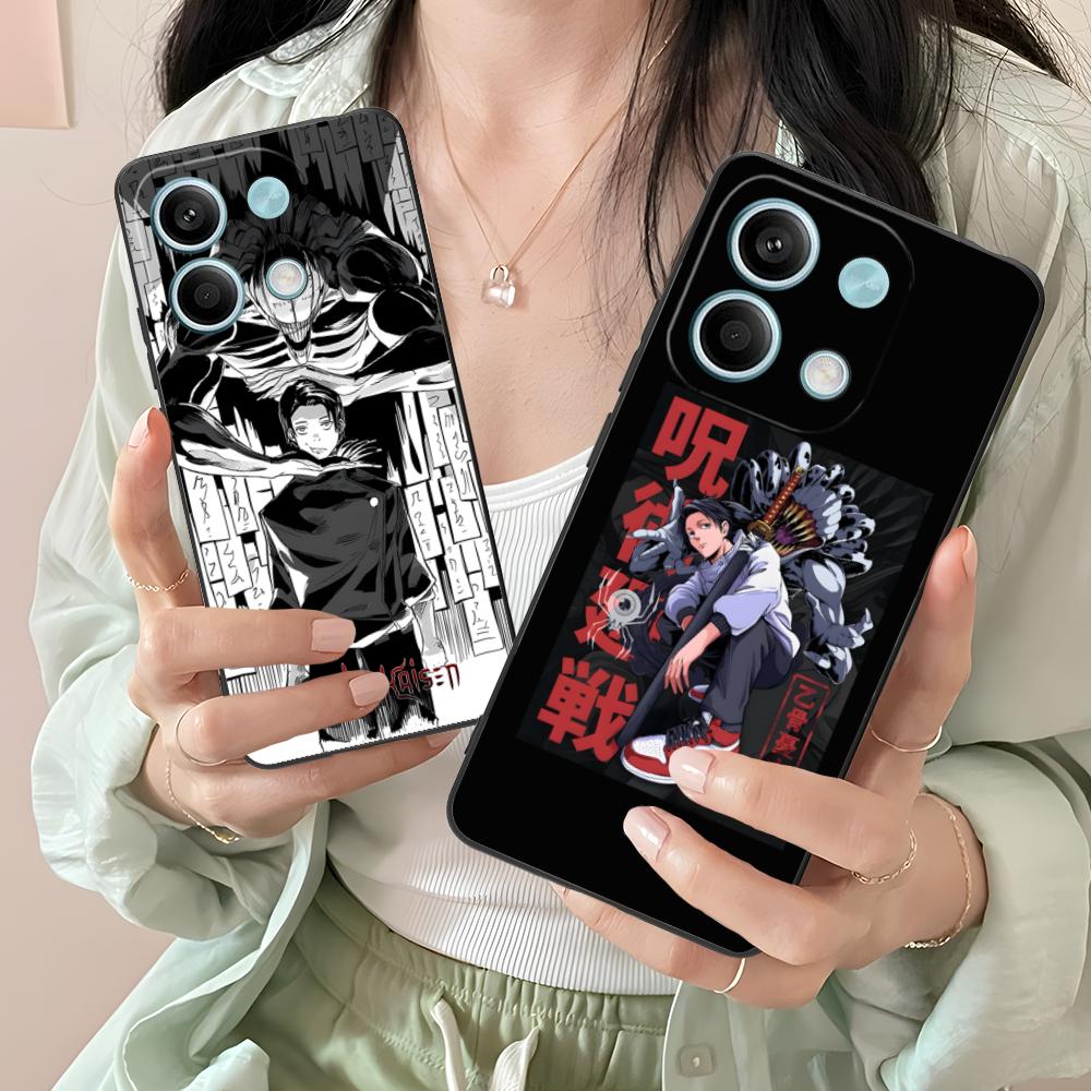 Jujutsu Kaisen Yuta Okkotsu Phone Case for Xiaomi Redmi 15 14 13 12 A5 3 2 1 C Plus 4G 5G Colorful Printing Cover Luxury Pretty