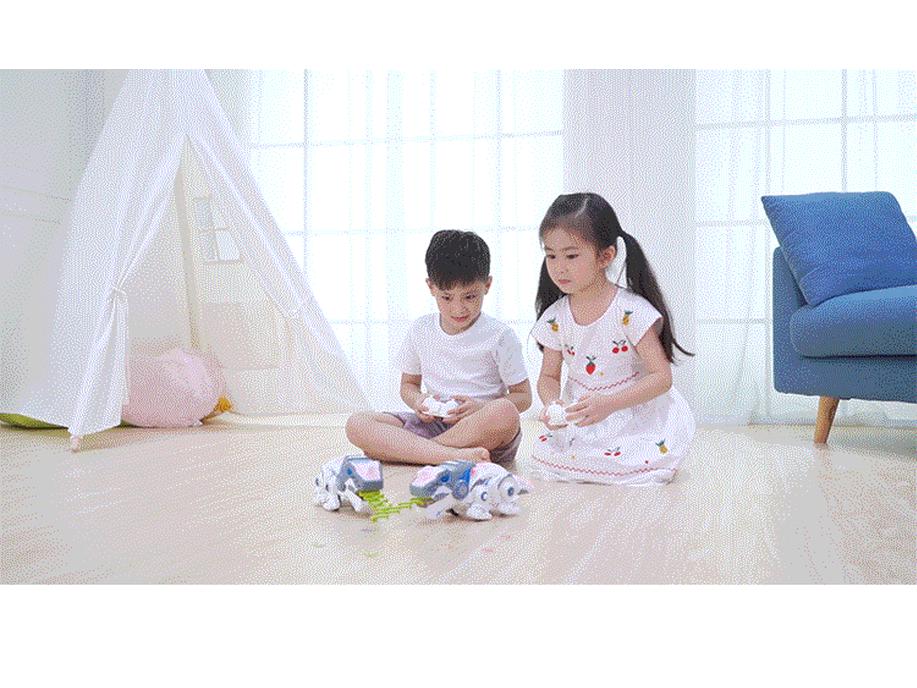 2.4G Remote Control Color-Changing Dinosaur Toy for Kids - Creative Electric Smart Pet & Birthday Gift