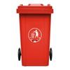 Commercial Heavy-Duty Green Waste Bin with Wheels