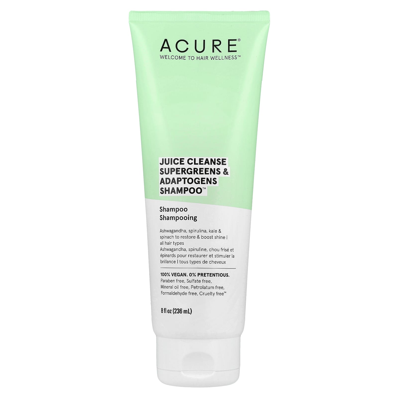 

Шампунь Juice Cleanse Super Greens & Adaptogen, 236,5 мл (8 жидких унций)
