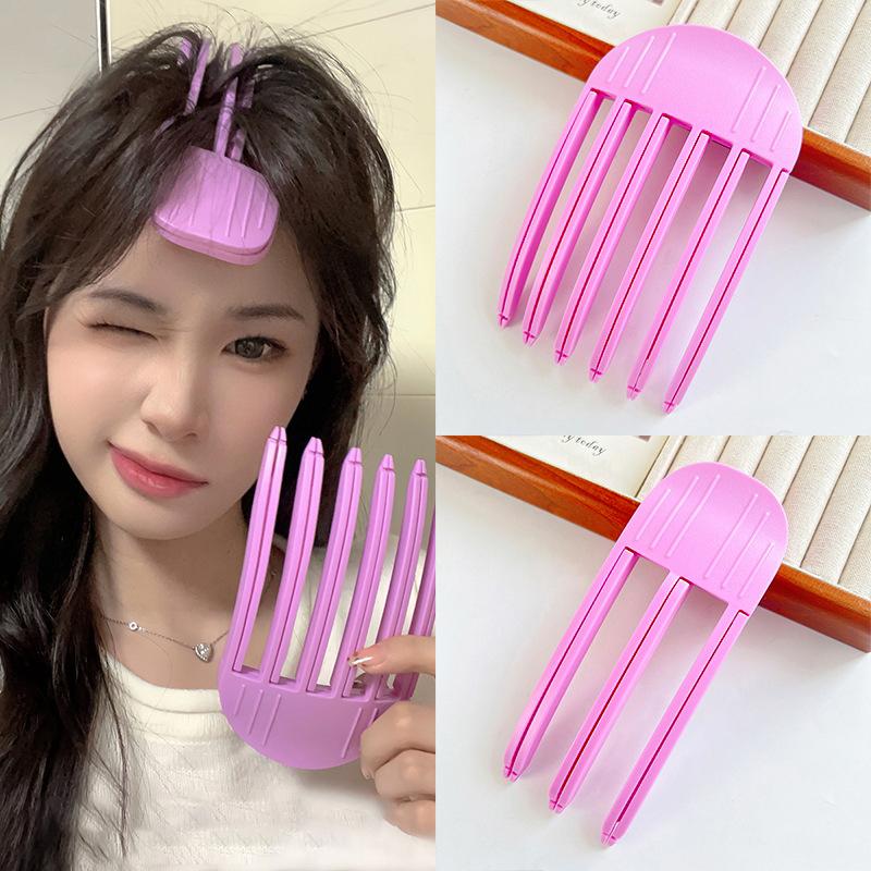 Bangs Hair Fluffy Artifact Hairpin For Women Forehead Increase Top Bangs Shaping Comb