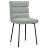 VidaXL Dining Chairs Set of 6 Light Grey Velvet 3315652