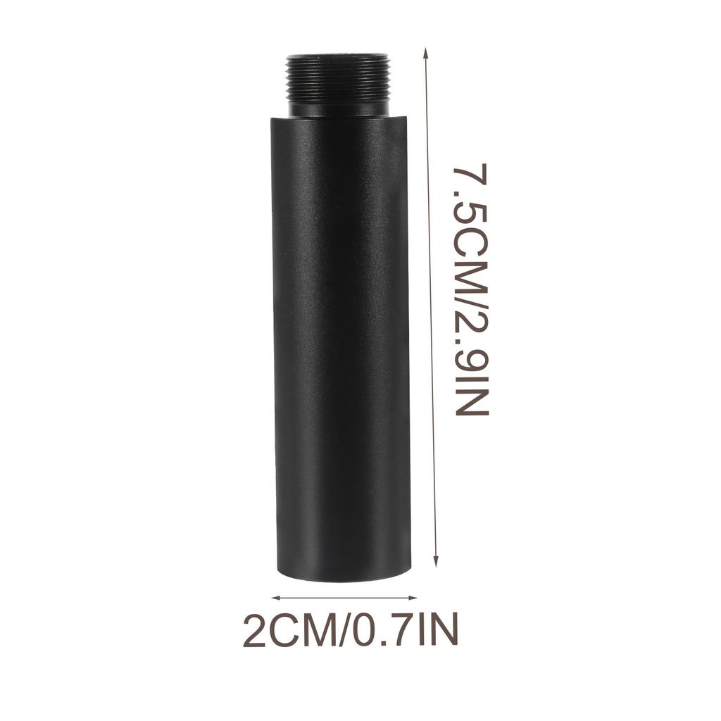 2Pcs Microphone Rack Extension Tube Adjustable Length Durable Mic Stand Extender Microphone Rack Extension Tube