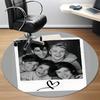 1pc One Direction Music Band Office Round Area Rug, Under Office Chairs Bedroom Living Room Home Decor  a1016276