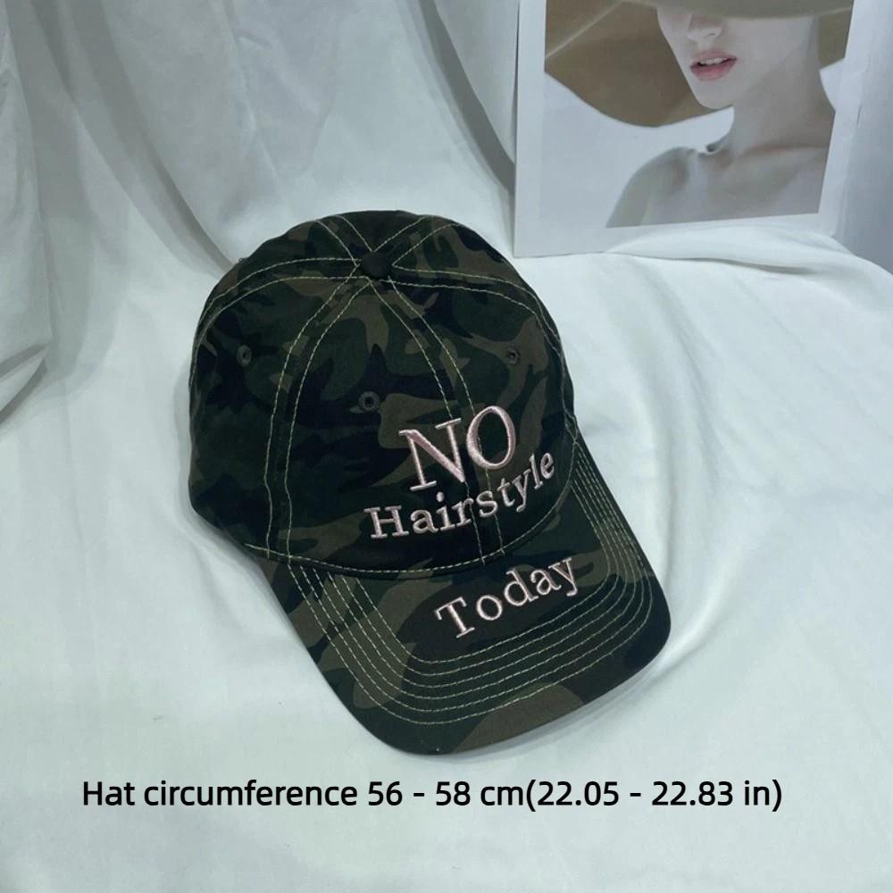 Adjustable Camouflage Baseball Cap Cotton Dad Hat Trendy Sunscreen Hats  for Men Women