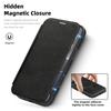 For Magsafe Magnetic 360°Full Protection Leather Holder Wallet Card Slot Phone Case For iPhone 16 Pro Max E 14 12 13 15 Pro Max