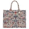 Korean Version of Women's Canvas Bag New Embroidered Floral Shoulder Bag Large Capacity Official Document Commuter Crossbody Support