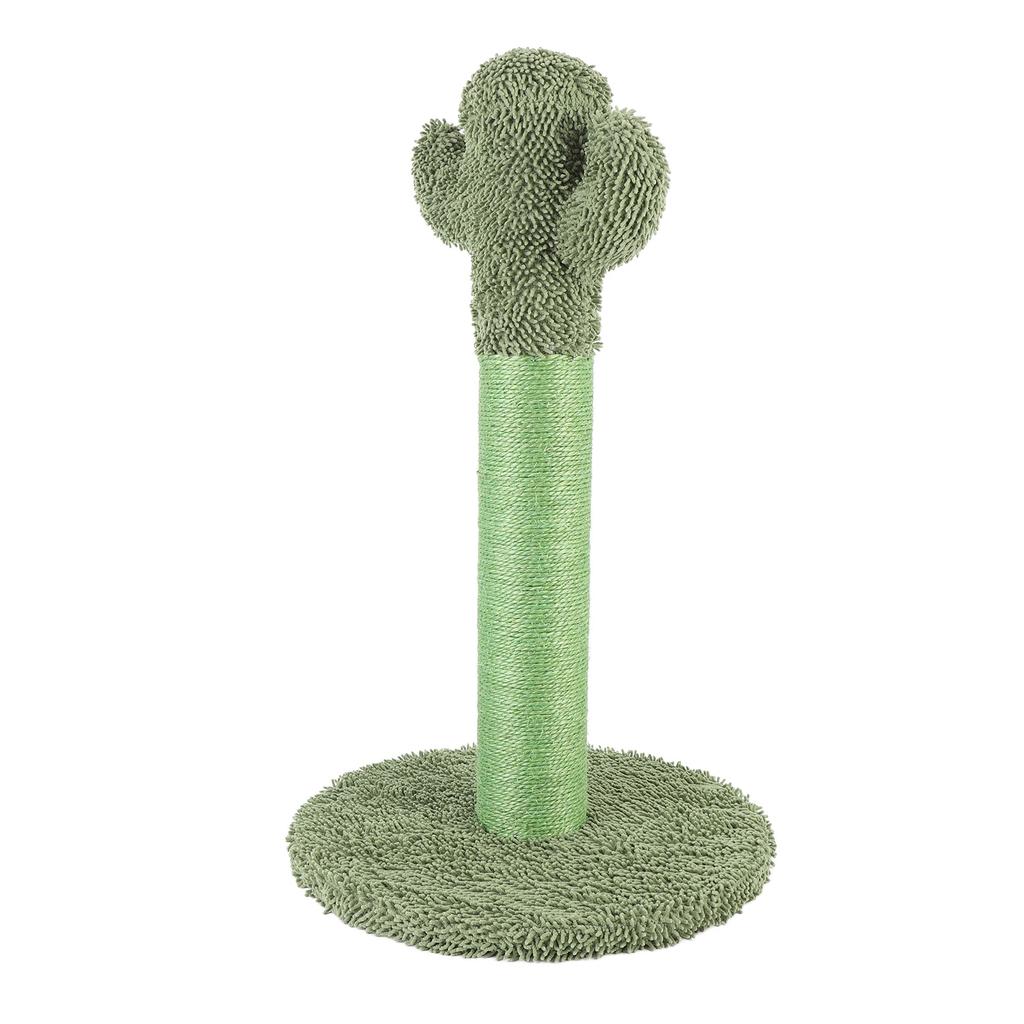Cactus Cat Scratching Post Stable Multifunction Wearproof Sisal Cat Scratcher Tree for Indoor Cats K