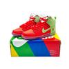 CW7093-600 SB Dunk High Strawberry Cough University Red Spinach Green