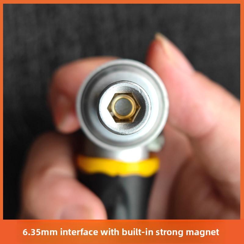 13 Pcs Sets Saving Labor Screwdriver 180 Degree Rotation Magnetic Bit Angle Extension Screw Driver Screw Kit Laptop Repair Tools