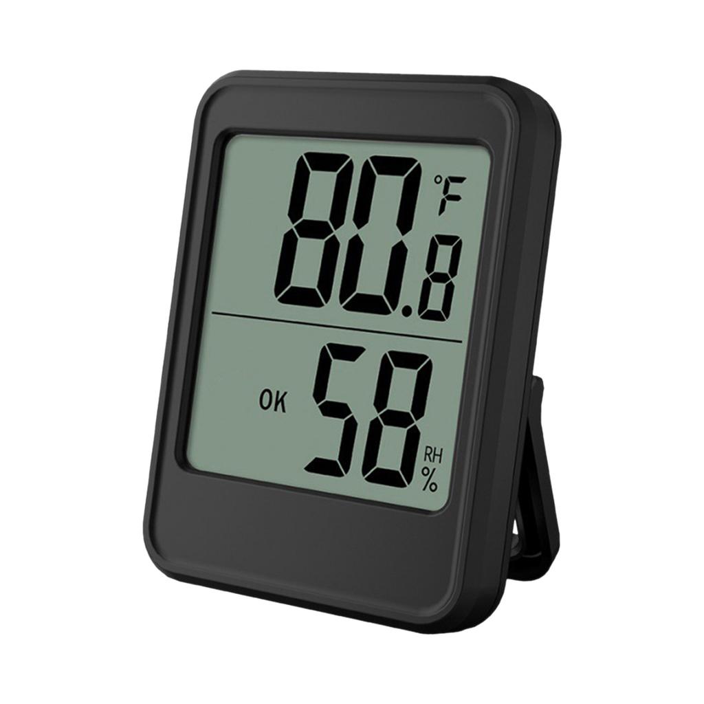 Innen-Hygrometer Thermometer Großbildanzeige Schreibtisch Wand Magnetisch Elektronische Temperatur-Feuchtigkeitsmesser mit