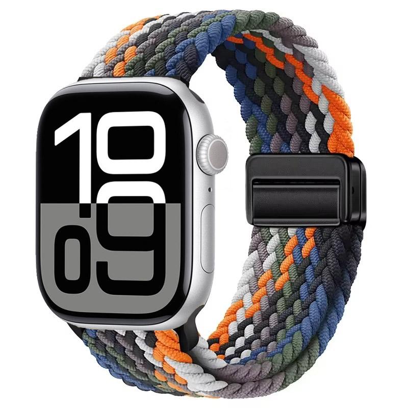 Nylon Strap for Apple Watch 10 46mm 42mm/Ultra 2 49mm 9 8 7 Breathable Watchband iwatch Series 6 5 4 SE 44mm 40mm 45mm 41mm Band