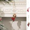 Christmas Ornaments Novelty Party Supplies Climbing Santa Claus On Rope Pendant For Bedroom Balconies Doorways Wall Garden Yard