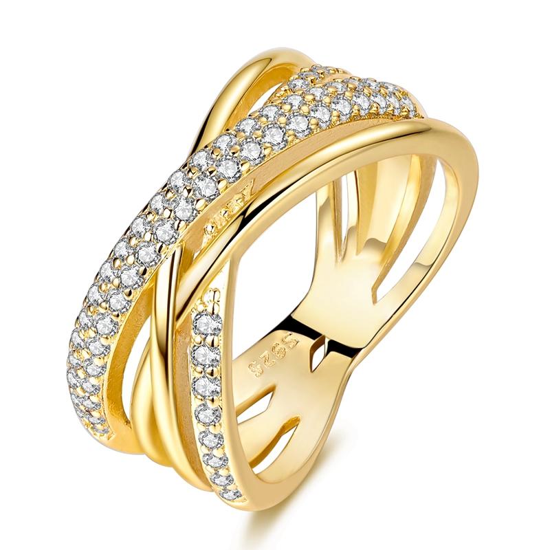 Rings for Women Authentic copper Ring Gold Plated Heart Bow Skull Hand Holding Bead Zircon Ring Engagement Wedding Jewellery