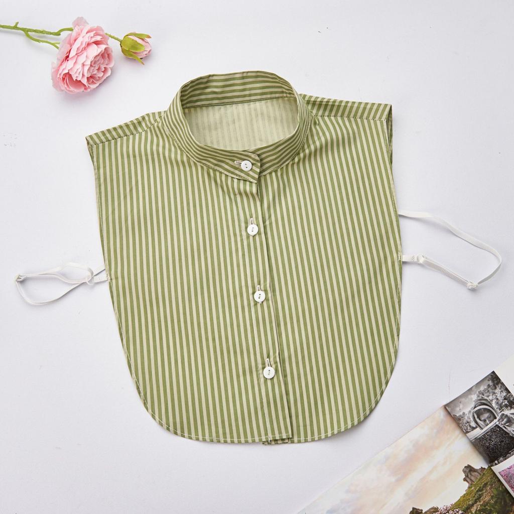 Mens Striped Formal Suit Fake Collar for Women Lapel Shirt Detachable Collar Sweater Suits Removable False Collar Neck Ties