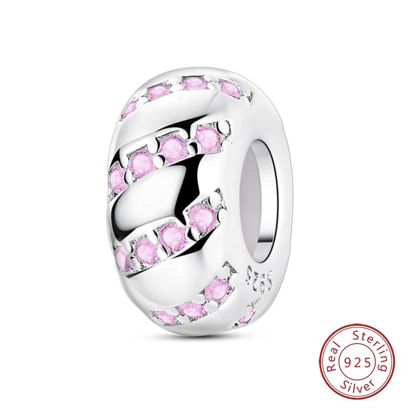 Copper Charms Beads Forever Love Heart Shaped Bow Family Charms Dangle For Bracelet Woman Diy Jewelry Gift