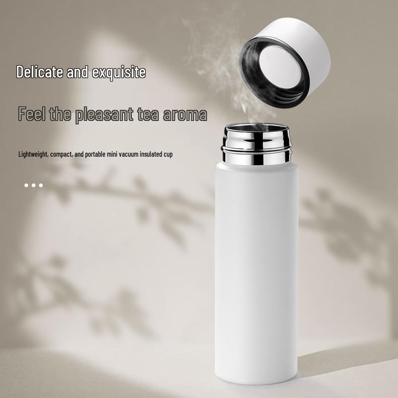 316 Stainless Steel Mini Lipstick Insulated Pocket Cup - Unisex, High-Value, Engravable