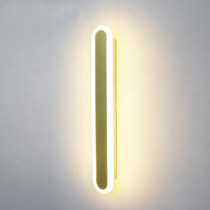 Modern Minimalist Nordic Led Wall Light Bedside Bedroom Living Room Background Corridor Stair Porch Lamp