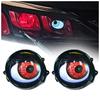 1-2Pcs Car Dynamic Devil Eye Moto Decorative Headlight Demon Eye Universal Modification Headlights 3D Lens Design Remote Control