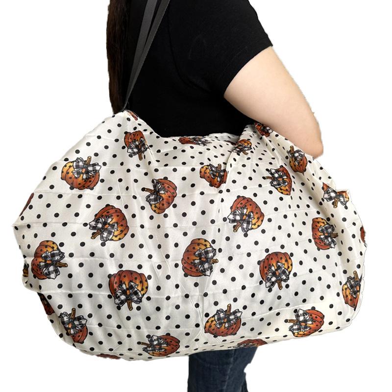 Portable Foldable Supermarket Shopping Bag Large Capacity Bag Waterproof Cloth Bag Grocery Bag Tote Large Eco Bags